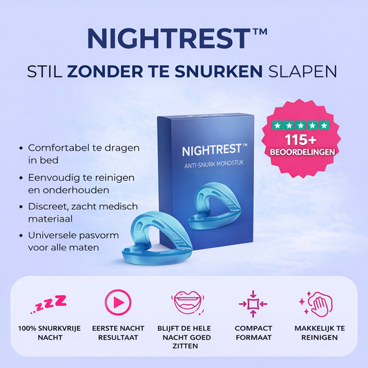 NIGHTREST™ | Rustige nachten zonder snurken