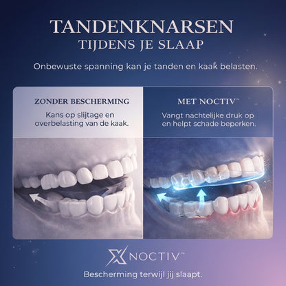NOCTIV™ knarsbitje | WORD WAKKER ZONDER KAAKSPANNING