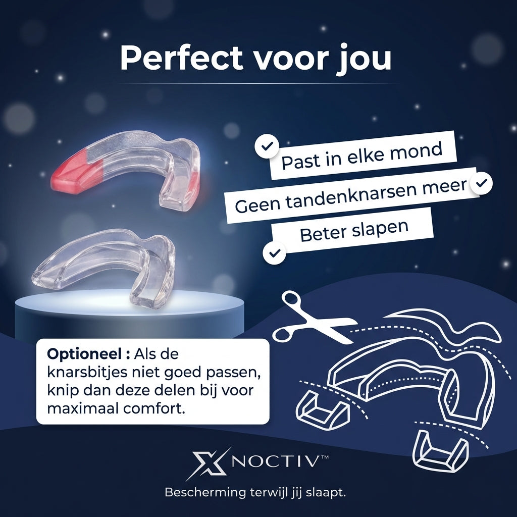 NOCTIV™ knarsbitje | WORD WAKKER ZONDER KAAKSPANNING