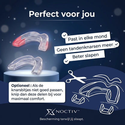 NOCTIV™ knarsbitje | WORD WAKKER ZONDER KAAKSPANNING