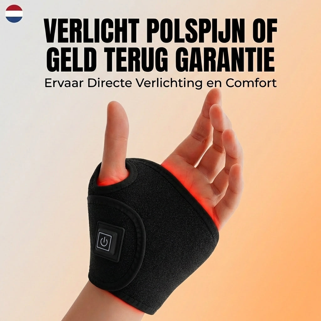 LUMIWRAP™ | VERLICHT POLSPIJN IN 20 MINUTEN