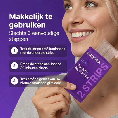 LUMORA™ WHITENING STRIPS | ZICHTBAAR WITTERE TANDEN ZONDER GEVOELIGHEID
