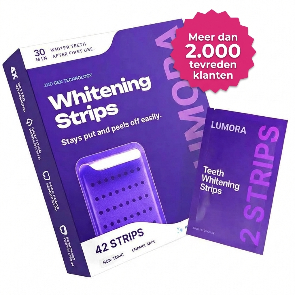 LUMORA™ WHITENING STRIPS | ZICHTBAAR WITTERE TANDEN ZONDER GEVOELIGHEID