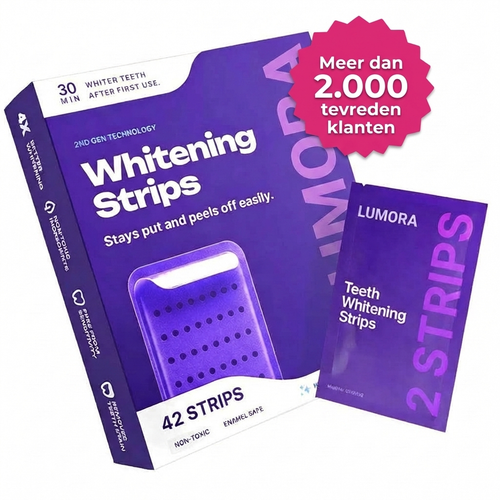LUMORA™ WHITENING STRIPS | ZICHTBAAR WITTERE TANDEN ZONDER GEVOELIGHEID