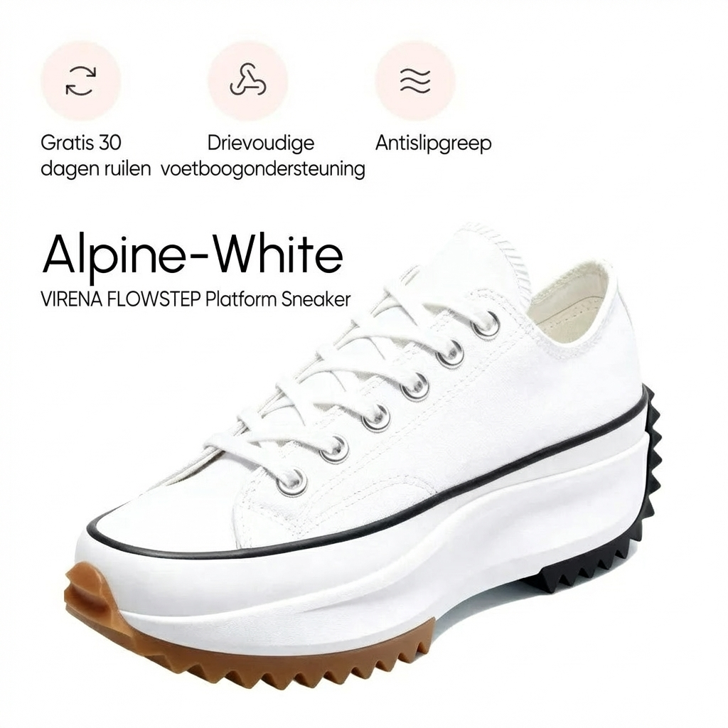 VIRENA FLOWSTEP™ | DE HELE DAG COMFORT ZONDER VOETPIJN