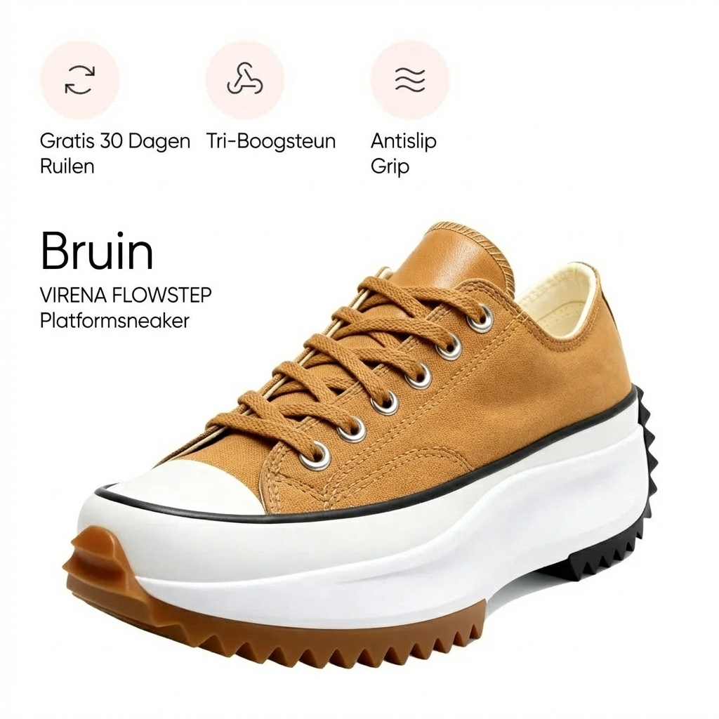 VIRENA FLOWSTEP™ | DE HELE DAG COMFORT ZONDER VOETPIJN